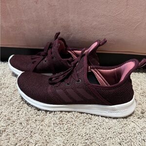 Adidas Women's Maroon Cloudfoam Sneakers‎
